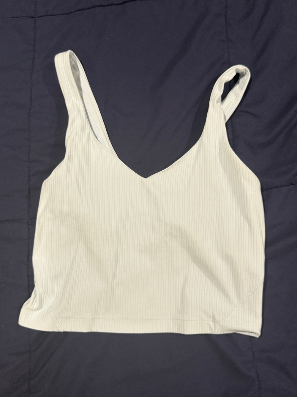 Light Blue Ribbed Lululemon Align Tank Top Size 4